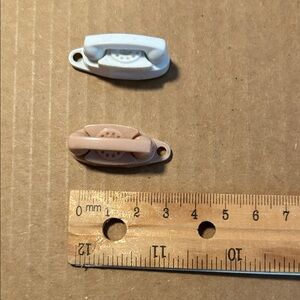 Miniature White Rotary Phone Charm